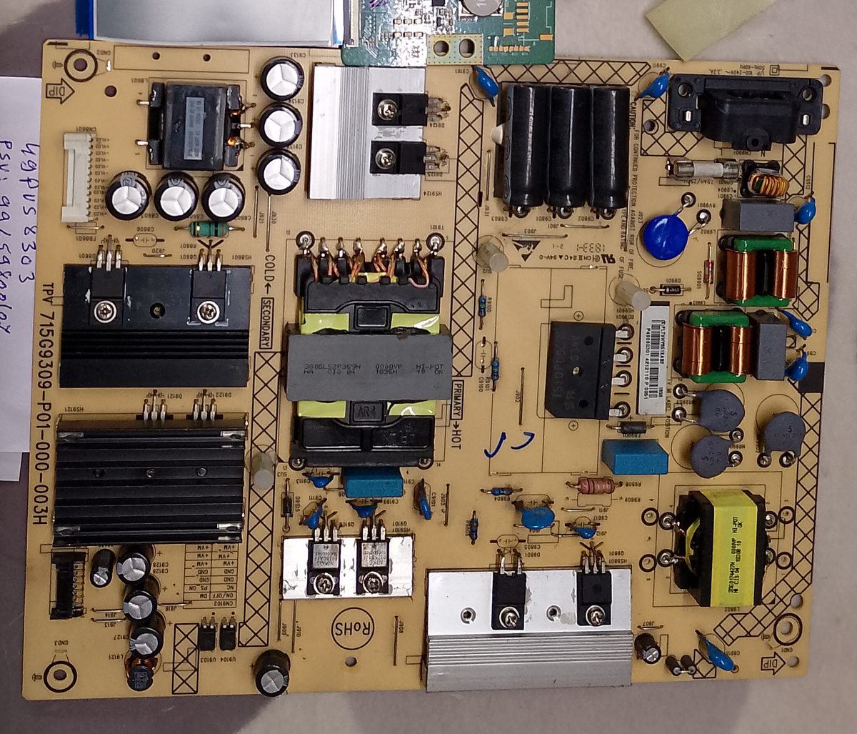 Voedingsbord 99659800107 — Philips 49PUS8303