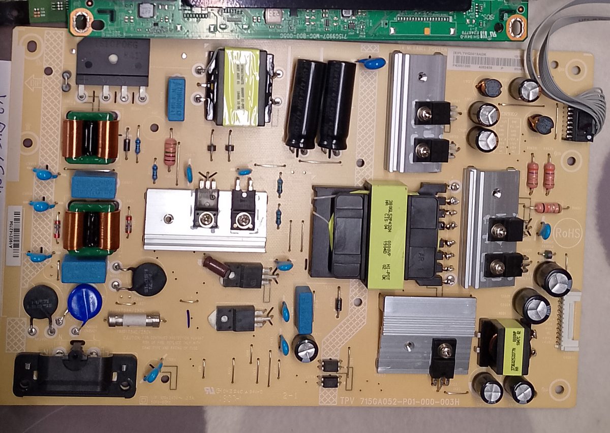 Voedingsbord 996599301324 uit Philips 43PUS6504 televisie